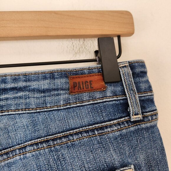 Paige Jimmy Jimmy Skinny Low-Rise Medium Wash Jeans Y2K Women's 26 - Picture 6 of 10